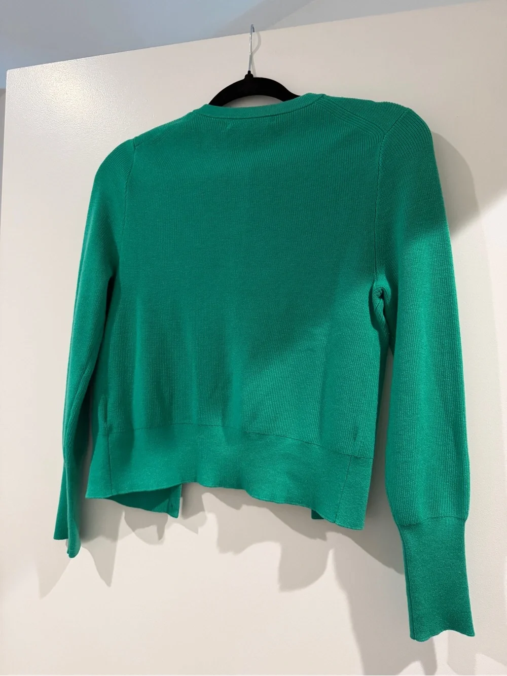 J. Crew Vibrant Green Button-Up Cardigan